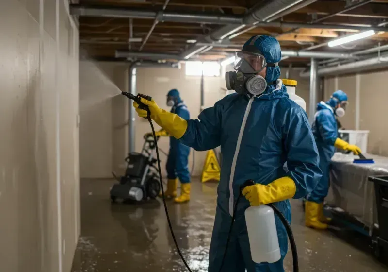 Basement Sanitization and Antimicrobial Treatment process in Socorro, TX